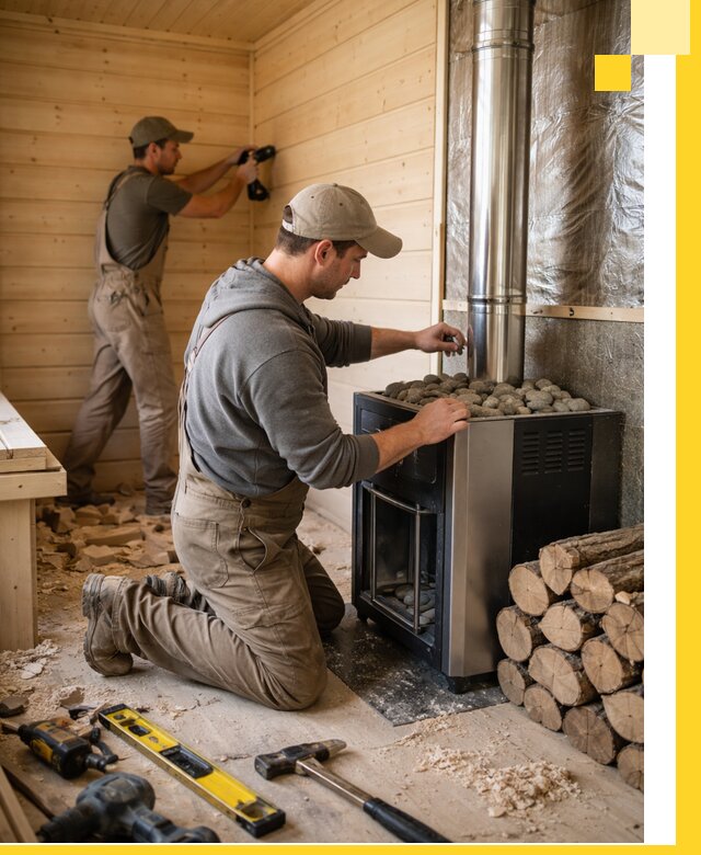 Строительство деревянных бань под ключ в Инте проекты и монтаж