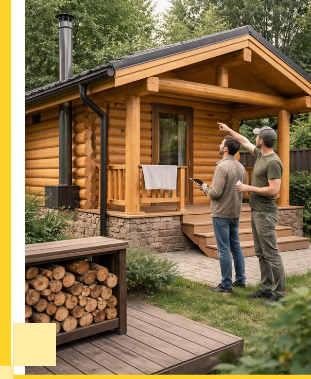 Бани для дачи под ключ в Инте от 253550 р. | ЭриданИнт