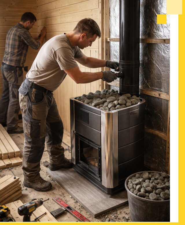 Проектирование и строительство парилок для бани в Инте под ключ