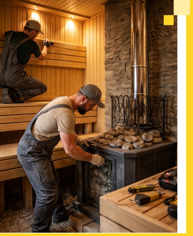 Комплексный дизайн бань, саун и зон отдыха в Инте