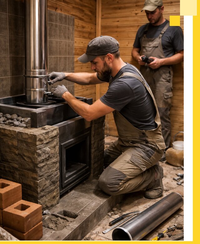 Изготовление и установка банных печей под ключ в Инте