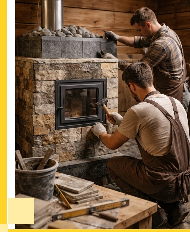 Облицовка банной печи в Инте от 15213 р. | ЭриданИнт