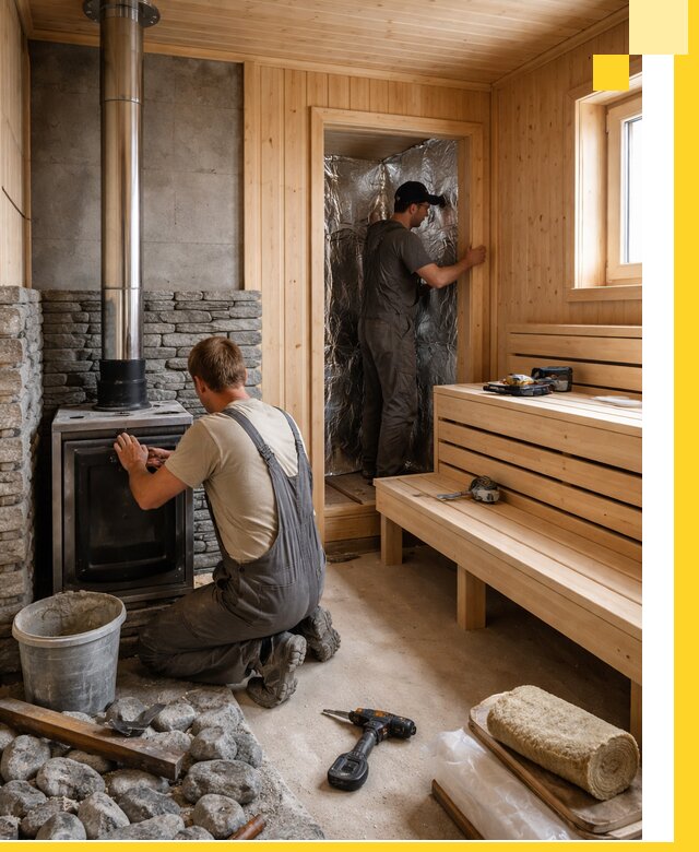 Строительство и изготовление бань под ключ в Инте