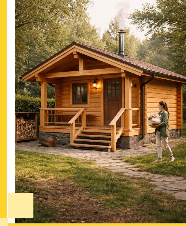 Купить баню под ключ в Инте от 659230 р. | ЭриданИнт