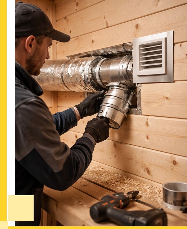 Монтаж вентиляции бани в Инте от 12170 р. | ЭриданИнт