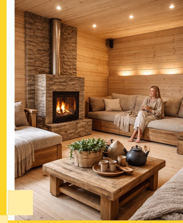 Проект бани с комнатой отдыха в Инте от 35497 р. | ЭриданИнт