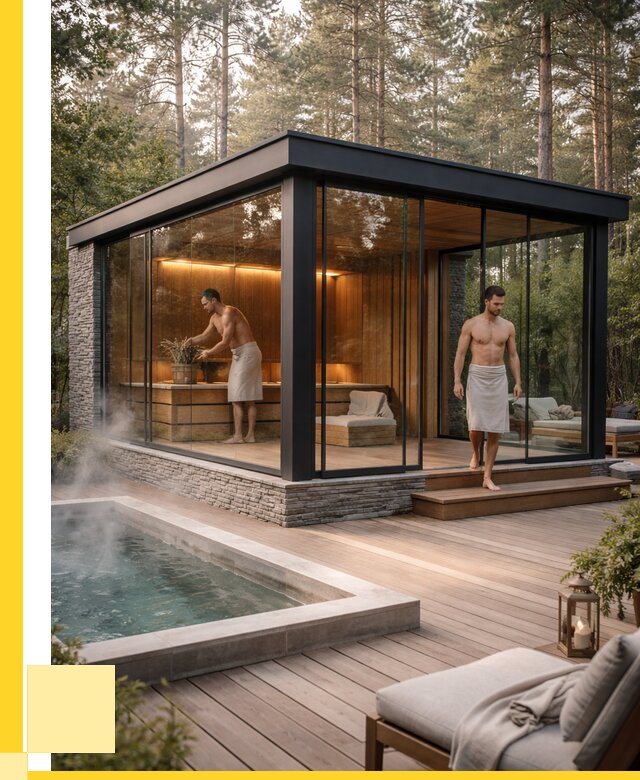 Стеклянные бани и двери в Инте от 456390 р. | ЭриданИнт