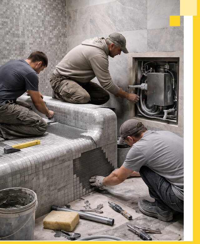 Проекты хамамов под ключ в Инте и дизайн и строительство