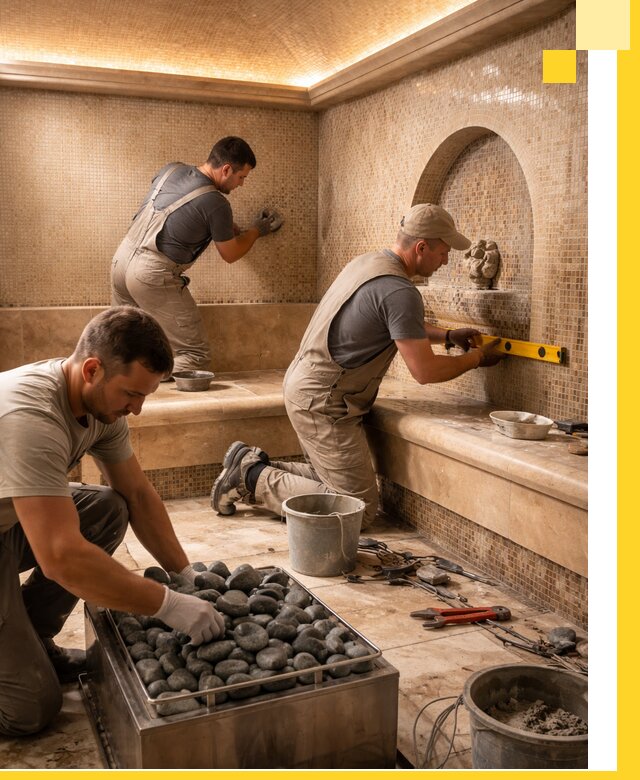 Проектирование и строительство хамама и сауны в Инте