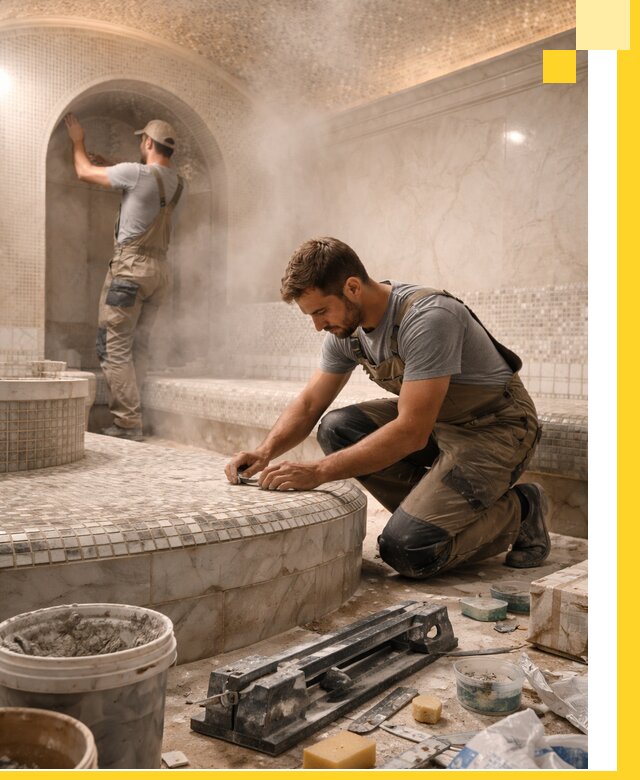 Профессиональный дизайн хамама и SPA под ключ в Инте